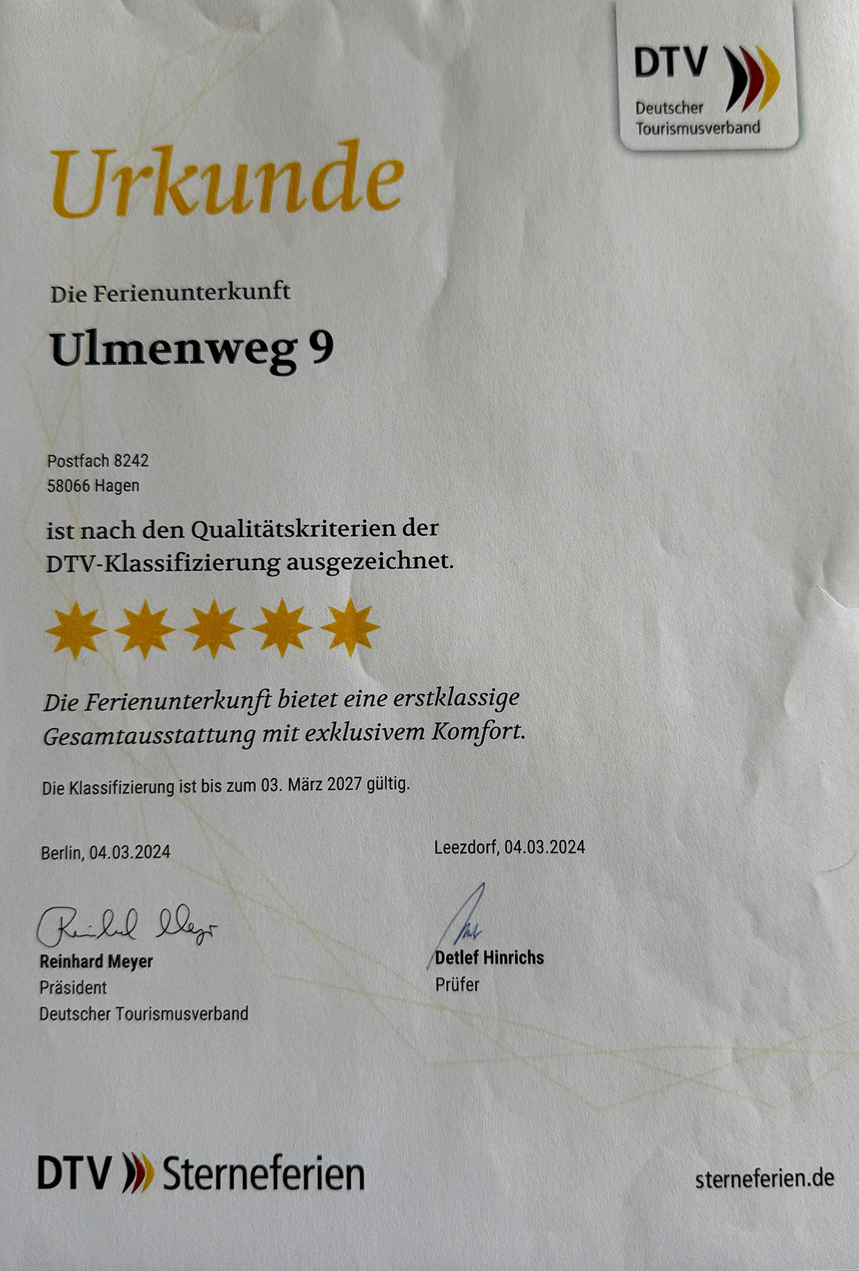 Urkunde